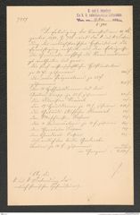 k.k. naturhistorisches Hofmuseum, Intendanzakten 1885-1896 (Hauer), Aktenzahl Z.743/1892, Seite 1